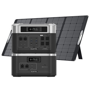OUKITEL BP2000 Portable Power Station PV400 Solar Panel Kit