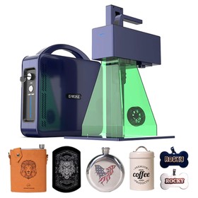 Gweike Cloud G2 Pro 20W Fiber Laser Marking Machine Manual Lift
