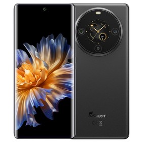 FOSSiBOT S3 Pro 4G-Smartphone, 6,67 Zoll, gebogenes AMOLED-Display, Schwarz