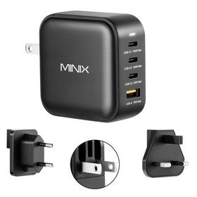 MINIX P3 100W Fast Charger, 3*Type-C + 1*USB-A Ports