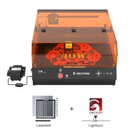 Mecpow X4 Pro 40W Laser LightBurn Laserbett