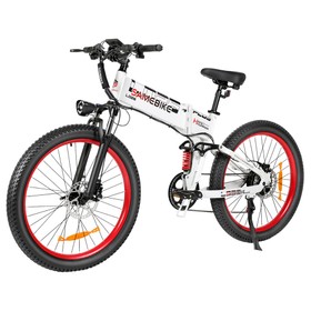 SAMEBIKE LO26-Plus Electric Bike 1000W 48V 15Ah White